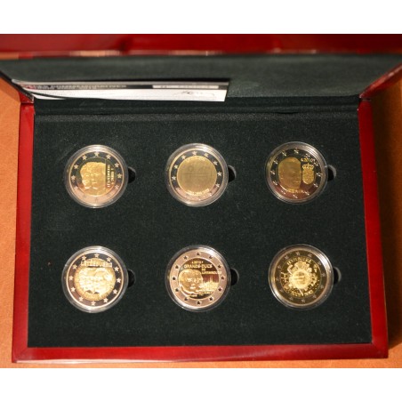 eurocoin eurocoins Set of 6 2 Euro commemorative coins Luxembourg 2...