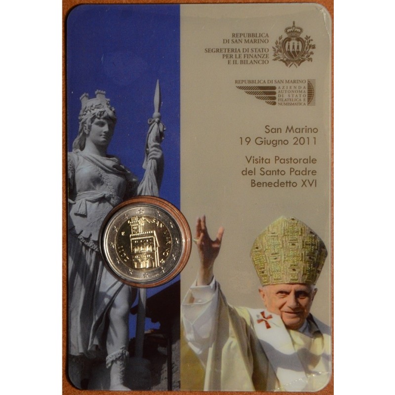 Euromince mince 2 Euro San Marino 2011 Benedikt XVI (BU)