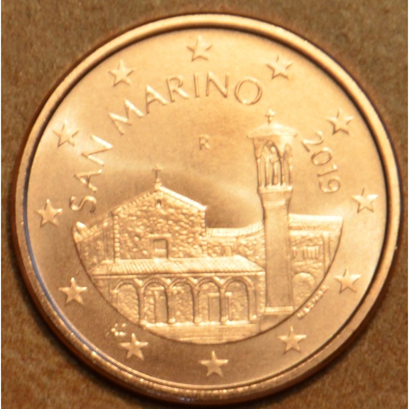 Euromince mince 5 cent San Marino 2019 - Nový design (UNC)