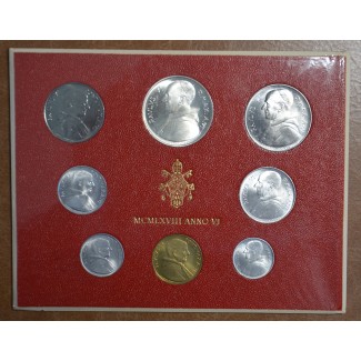 eurocoin eurocoins Vatican 8 coins 1968 (BU)