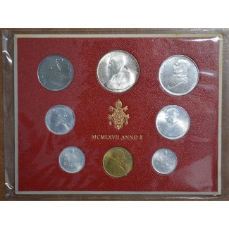 eurocoin eurocoins Vatican 8 coins 1967 (BU)