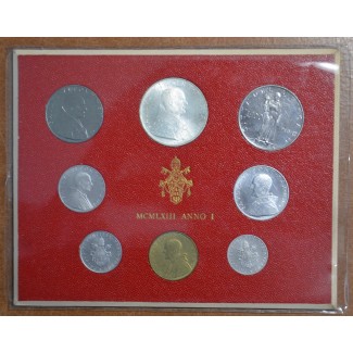 eurocoin eurocoins Vatican 8 coins 1963 (BU)