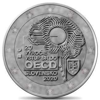 euroerme érme 2 Euro Szlovákia 2020 - Az OECD tagság 20. évfordulój...