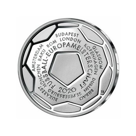 Euromince mince 20 Euro Nemecko 2021 - Euro 2020 (UNC)