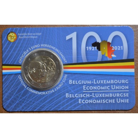 euroerme érme 2 Euro Belgium 2021 - A BLEU 100. évfordulója (BU - h...