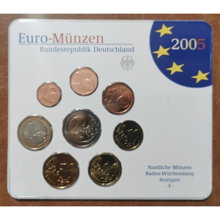 euroerme érme Németország 2005 \\"F\\" - 8 részes forgalmi sor (BU)