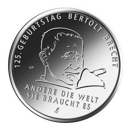 Euromince mince 20 Euro Nemecko 2023 - Bertolt Brecht (UNC)