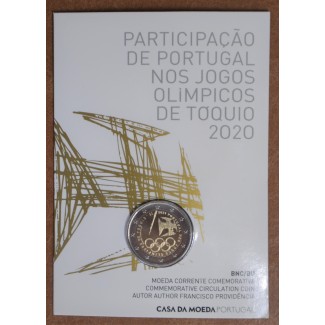 PORTUGAL 2021. 2 EURO COIN.UNC PORTUGAL NOS JOGOS OLIMPICOS DE TOQUIO.  OLYMPICS. 