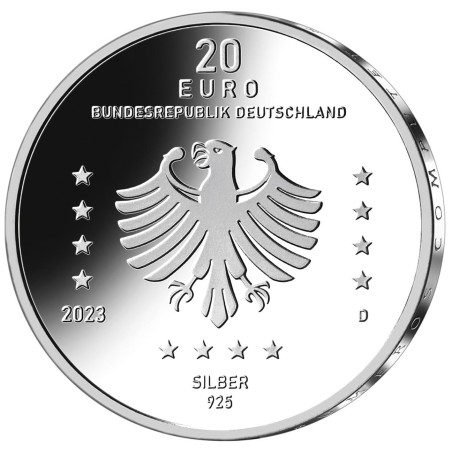 Euromince mince 20 Euro Nemecko 2023 - Schickardov mechanický kalku...