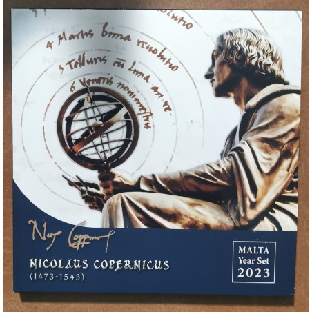 eurocoin eurocoins Malta 2023 set of coins incl. 2 Euro Copernicus ...