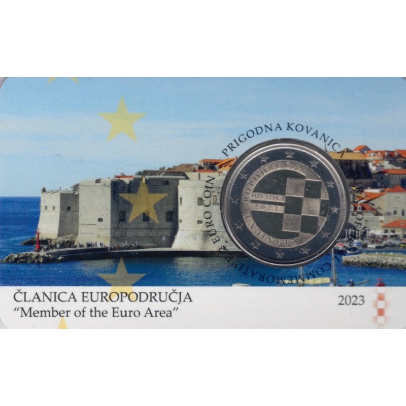 eurocoin eurocoins 2 Euro Croatia 2023 - Croatia in Eurozone (BU)