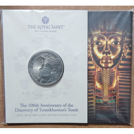 5 Pound United Kingdom 2022 - Tutankhamun (BU)