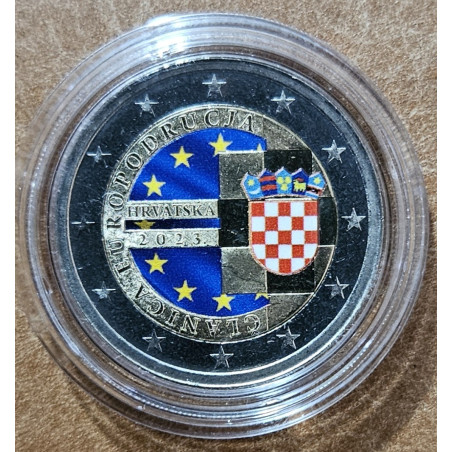 2 Euro Chorvátsko 2023 -  Chorvátsko v eurozóne (farebná UNC)