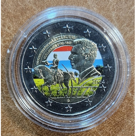 2 Euro Luxembursko 2024 - 175. výročie úmrtia veľkovojvodu Guillauma III. (farebná UNC)