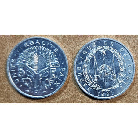 Djibouti 5 Francs 1991 (UNC)