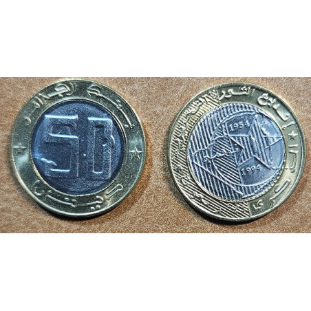 Euromince mince Alžírsko 50 dinárov 2004 (UNC)