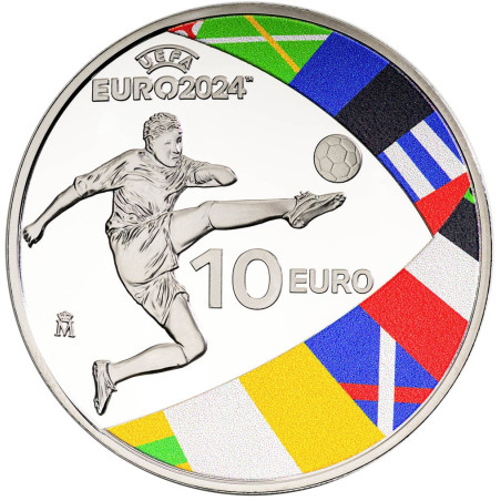 10 Euro Španielsko 2024 UEFA 2024 (Proof)