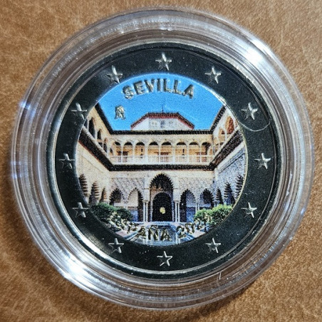 2 Euro Spanyolország 2024 - Sevilla III. (színezett UNC)