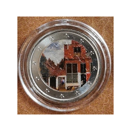 eurocoin eurocoins 2 Euro fantasy -Vermeer (colored UNC)