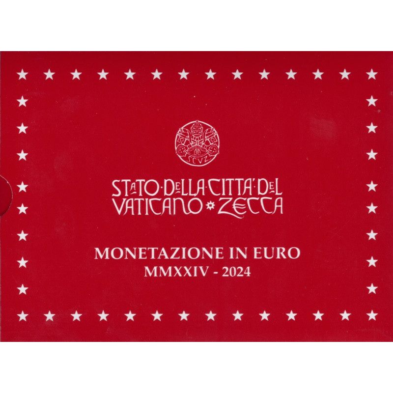 Vatican 2024 set with 20 Euro Ag coin (Proof)