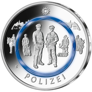 10 Euro Németország 2024 "A" - Rendőrség (UNC)