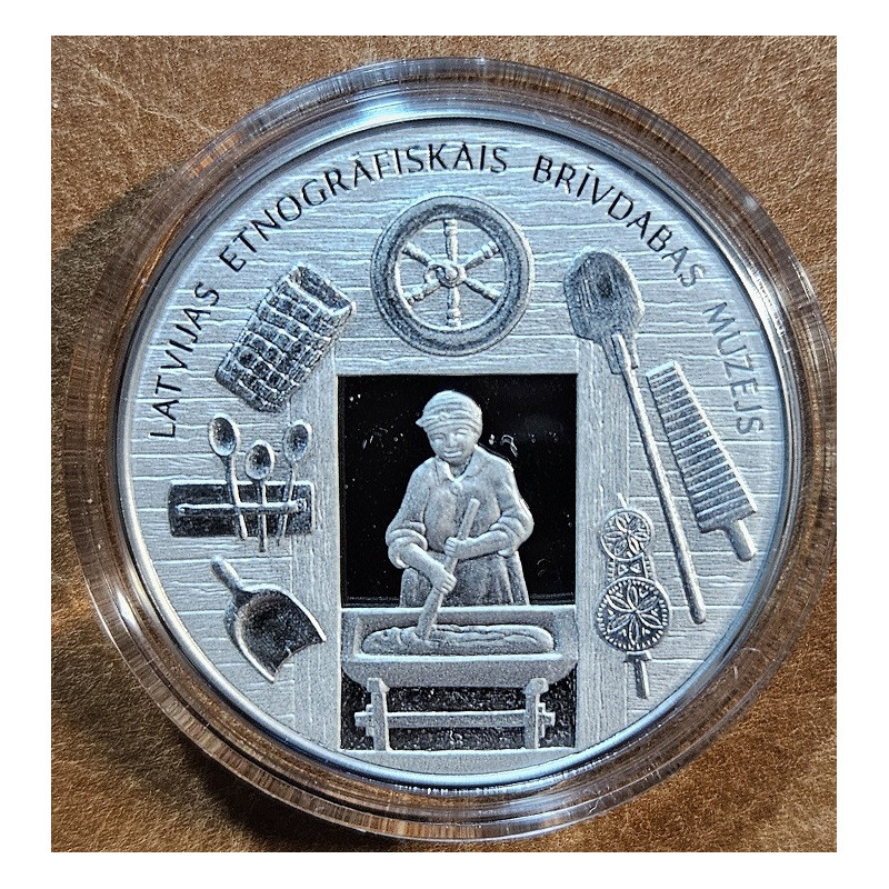 5 Euro Lotyšsko 2024 - Naprieč časom (Proof)