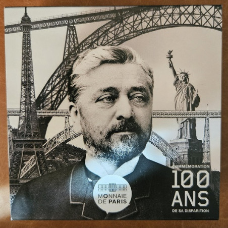 25 Euro Franciaország 2023 Gustave Eiffel NFC chippel (Proof)