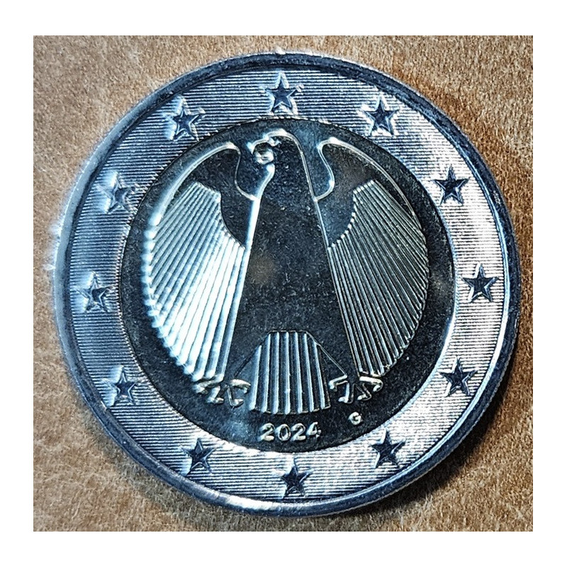 eurocoin eurocoins 2 Euro Germany 2024 \\"G\\" (UNC)