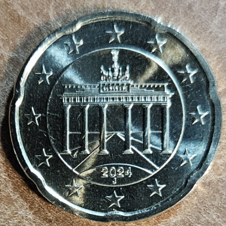 Euromince mince 20 cent Nemecko 2024 \\"J\\" (UNC)