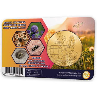 2,5 Euro Belgium 2024 - Bee (BU with french text)