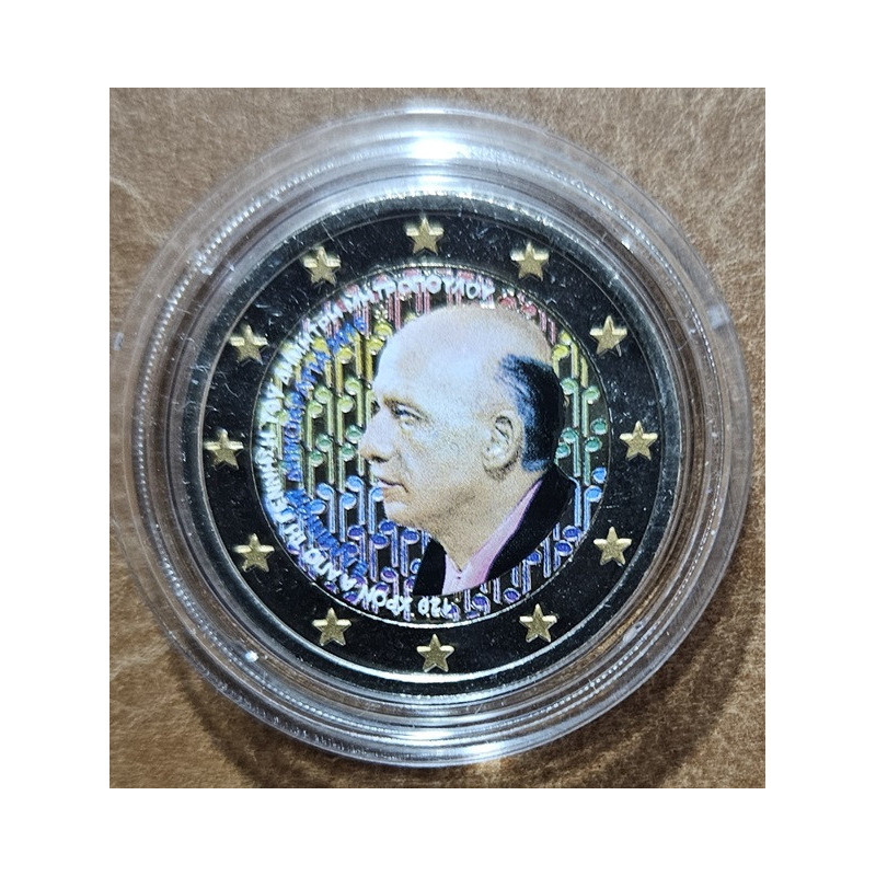 2 Euro Grécko 2016 - Dimitri Mitropoulos V. (farebná UNC)