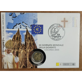 2 Euro Vatican 2005 - 20th World Youth Day, held in Cologne in August 2005 (UNC)