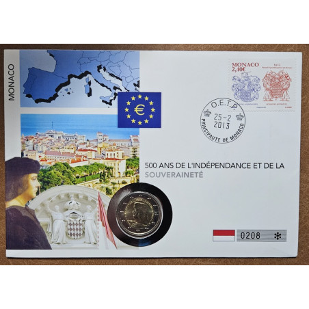 2 Euro Monaco 2012 - The 500th anniversary of the foundation of Monaco's Sovereignty (UNC)