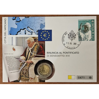 2 Euro Vatikán 2013 - Benedikt XVI. (BU)