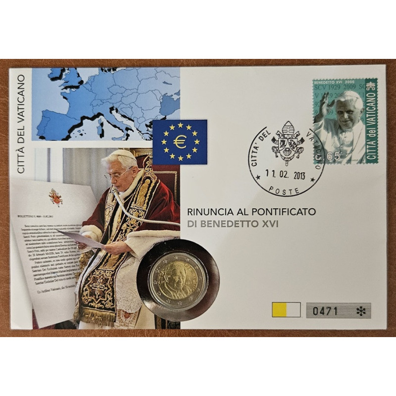 2 Euro Vatikán 2013 - Benedikt XVI. (BU)