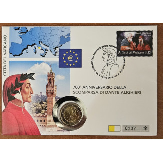 2 Euro Vatican 2021 - Dante Alighieri (UNC)