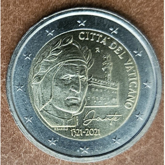 eurocoin eurocoins 2 Euro Vatican 2021 - Dante Alighieri (UNC)