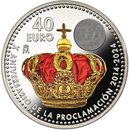 40 Euro Španielsko 2024 - 10 rokov na tróne (UNC)