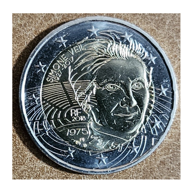 euroerme érme 2 Euro Franciaország 2018 - Simone Veil (UNC)