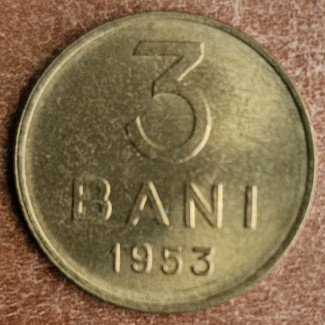 Romania 3 Bani 1953 (UNC)