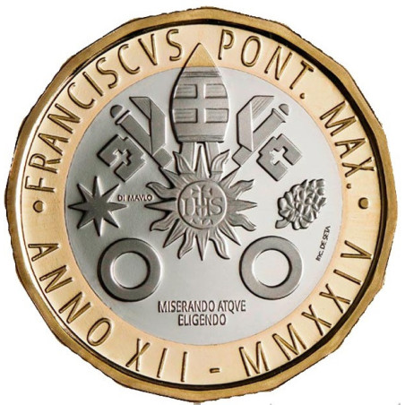 5 Euro Vatican 2024 - Francesco Petrarca (Proof)