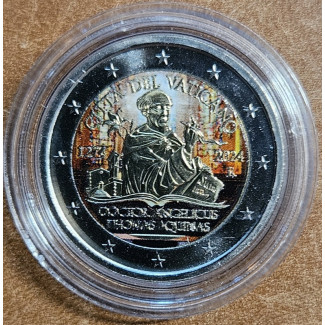 2 Euro Vatican 2024 - Thomas Aquinas (colored UNC)