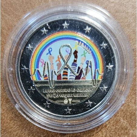 2 Euro Belgium 2024 - Fight against cancer III. (colored UNC)