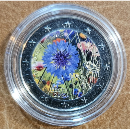 2 Euro Estónsko 2024 - Cornflower II. (colored UNC)