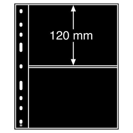 euroerme érme Leuchtturm OPTIMA lapok 2 x 120 mm (10 db)