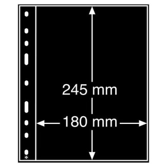 Euromince mince Leuchtturm OPTIMA 1C listy, 180 x 245 mm, číre (10 ks)