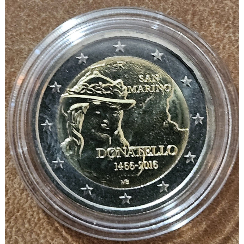 euroerme érme 2 Euro San Marino 2016 - Donatello halálának 550. évf...