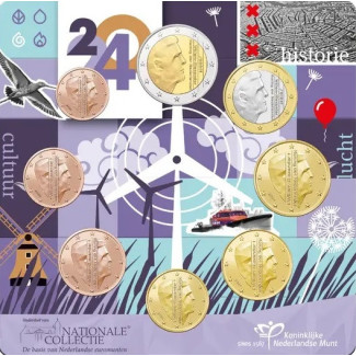 Netherlands 2024 set of 8 coins - Air (UNC)