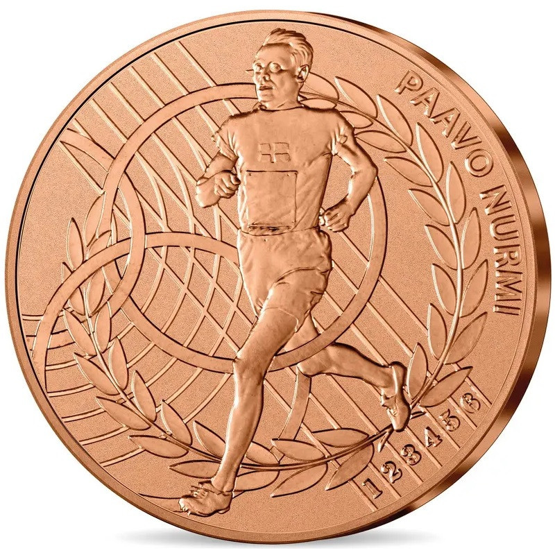 1/4 Euro Franciaország 2024 - Paavo Nurmi (UNC)