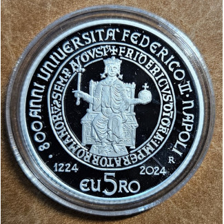 5 Euro Taliansko 2024 - 800. výročie založenia Neapolskej univerzity Federica II (BU)